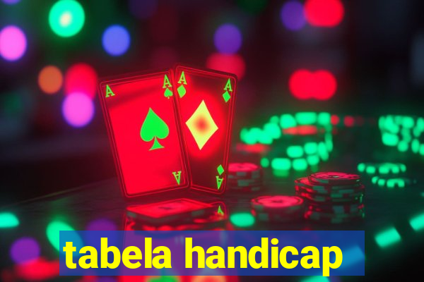 tabela handicap